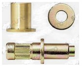 [21431-01] PERNO C/BUJES LISOS P/PUERTA  LARGO: 11/16” – DIA. 11/32”-BUJE: D. E: 9.9 M 2 PZAS COD. 21431