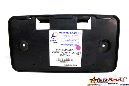 [FOCON95POP] PORTAPLACAS UNIVERSAL