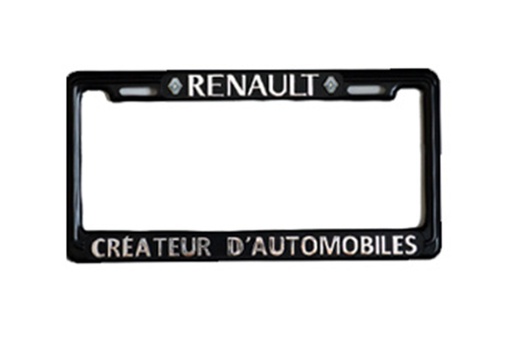 [A217-E-NT] PORTAPLACA RENAULT "CREATE AUTOMOVILE" JGO