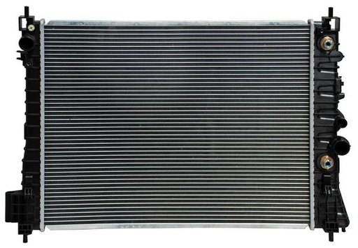 [613-BKA030] RADIADOR CHEVROLET TRAX 14-15/ ENCORE 14-19 AUT L4 1.4L 19 3/5X 24 4/9 ALUM SOLDADO