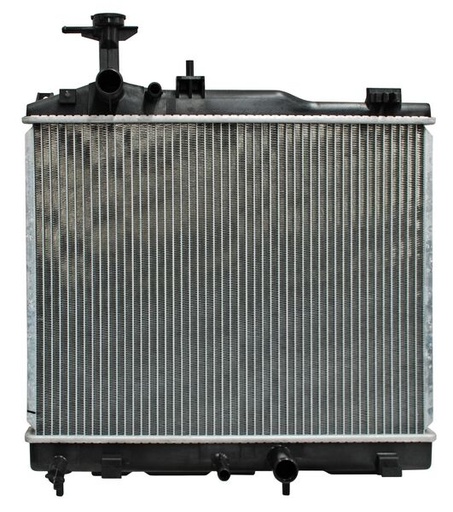 [613-MBA241] RADIADOR DODGE ATTITUDE 15-20/ MIRAGE G4 19-20/ MIRAGE 15-19 AUT L4 1.2L 14 3/4X 19 1/3 ALUM SOLDADO