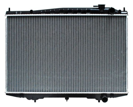 [NID2208RADSAG] RADIADOR NISSAN PU D22 DE 2008 AL 2015/ FRONTIER/ XTERRA DE 2000 AL 2004 STD L4 2.4 GAS 17 2/3X 27 1/5 ALUM SOLDADO TW
