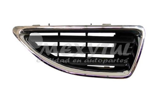 [REMEG99PARR] REJILLA (PARRILLA) DEFENSA RENAULT MEGANE DE 1999 AL 2004 NEG F/CROM DER (9113) *A