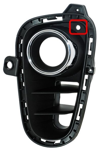 [PKRI18CFL] REJILLA (PARRILLA) KIA RIO 18-20 F/CROM P/FARO AUX IZQ VERSION EX