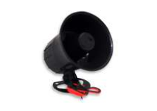 [BBC5300900] SIRENA 6 TONOS NEG 10W 12V CHICA