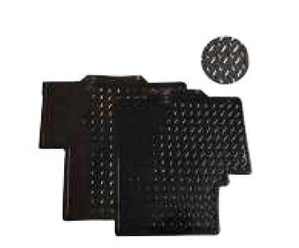 [1198103304] TAPETES PLAST NEG METAL JGO 2PZAS (161196)