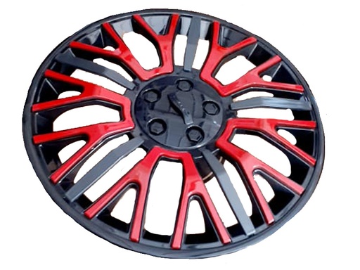[1293-15RD] TAPON RIN 15" OWC ROJO-NEG (1293-15RD)