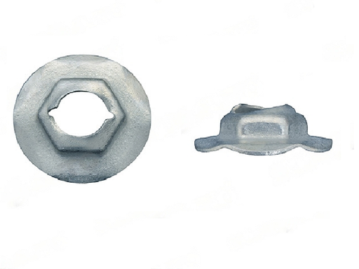 [20184-03] TUERCA RAPIDA CHICA 3/16" / HEX 3/8" / Dia. 5/8" Terminado en Zinc AMER PAC 25 PZAS