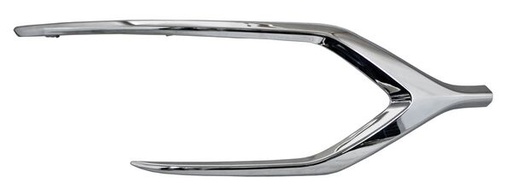 [6402A392] MOLDURA FASCIA (DEFENSA) MITSUBISHI MIRAGE 17-19 5 PTAS CROM DER TW