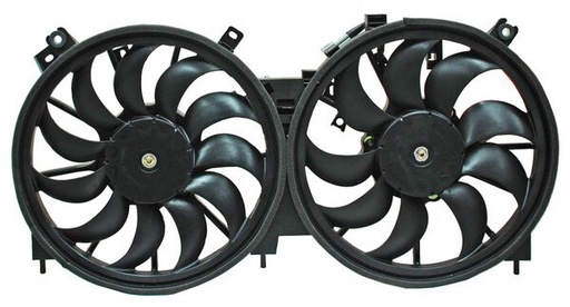 [NIMU09MOPRDOCO] MOTOVENTILADOR NISSAN MURANO 09-14 V6 3.5L P/RAD DOBLE COMPLETO TW