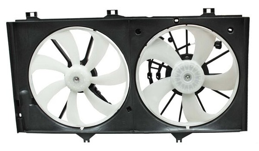 [TOAV09MOPRDOCO] MOTOVENTILADOR TOYOTA AVANZA 09-11 V6 3.5L C/AIRE P/RAD DOBLE COMPLETO **** TW