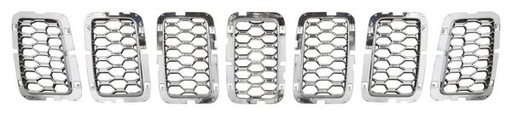 [PJGC17CI] REJILLA (PARRILLA) JEEP GRAND JEEP CHEROKEE 17-19 CROM INSERTO TW
