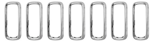 [PJRE15BC] REJILLA (PARRILLA) JEEP RENEGADE 15-17 CROM BISELES 7 PZAS TW