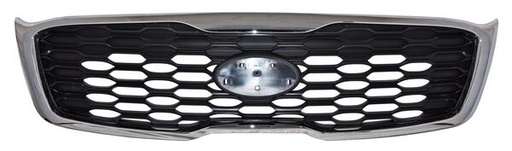 [PKSO19L] PARRILLA KIA SORENTO 19-20 LX NEG C/MOLD CROM TW