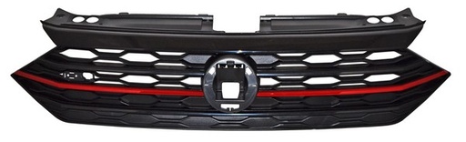 [PVJE19GLI] PARRILLA VOLKSWAGEN JETTA GLI DE 2019 AL 2020 NEG F/ROJO  TW