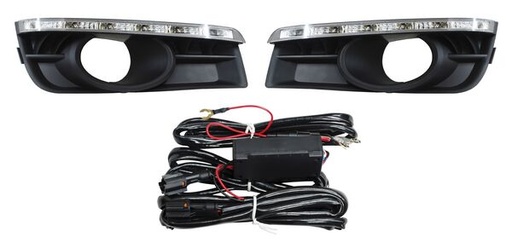 [CHCR10REPACLJG] REJILLA (PARRILLA) CHEVROLET CRUZE 10-14 P/FARO AUX C/LEDS JGO  TW