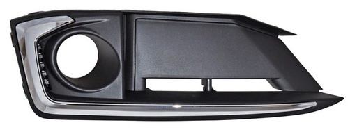 [PHCI19CFR] REJILLA (PARRILLA) HONDA CIVIC 19-20 4 PTAS P/FARO AUX C/MOLD CROM DER TW