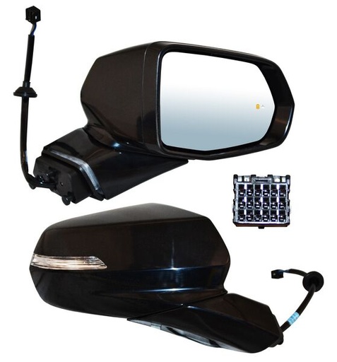 [ELCBL19ER1-MOBI] ESPEJO CHEVROLET BLAZER 19-21 ELECT P/PINT C/DIRECC C/DESEMP C/SENSOR PUNTO CIEGO C/MEM 11 PINES DER TW