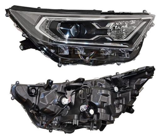 [20-H485-06-2B] FARO TOYOTA RAV4 2020 AL 2021 LIMITED HYBRID C/MOTOR LEDS DER TYC