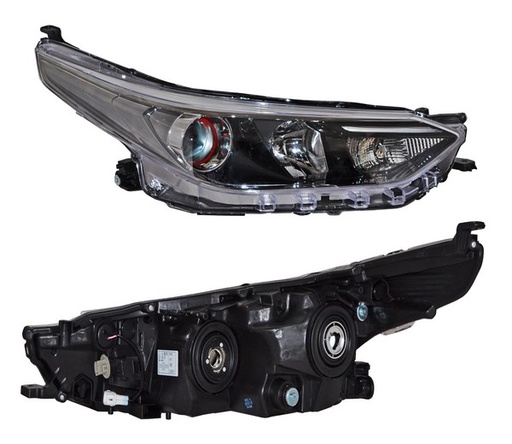 [20-G595-06-2B] FARO TOYOTA YARIS 2018 AL 2020 C/LUPA DER TYC