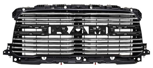 [PDPU192C-MOBI] PARRILLA DODGE PU 19-21 DODGE RAM 2500/3500 NEG C/MOLD CROM LINEAS  TW