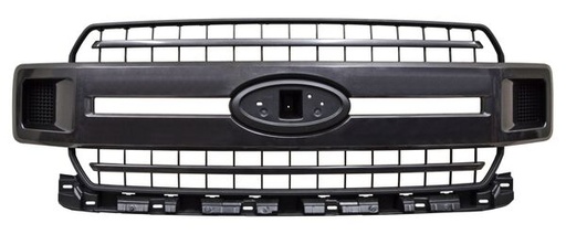 [PFPU18N-MOBI] PARRILLA FORD PU 18-20 NEG C/MOLD GRIS OSC  TW