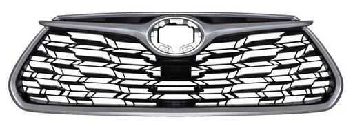 [PTHL20P-MOBI] PARRILLA TOYOTA HIGHLANDER 20-21 C/MOLD PLATA S/HOYO P/CAM TW