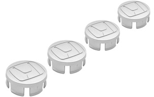 [MP-T006G-4] TAPON RIN CENTRO HONDA FIT 56MM GRIS JGO 4 PZAS N2