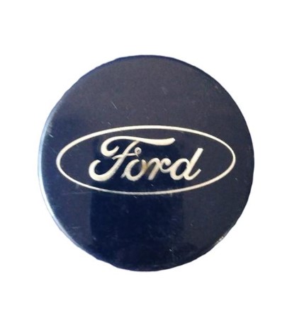 [FOTARHFOAZ] TAPON RIN CENTRO FORD 6 CM FONDO AZUL  1 PZA