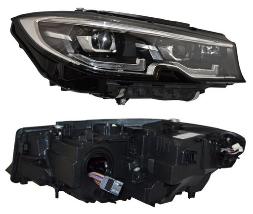 [20-H165-06-9B] FARO BMW SERIE 3 2019 AL 2022 C/MOTOR LEDS DER TYC