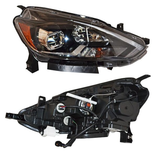 [20-9795-00-1N] FARO NISSAN SENTRA 2016 AL 2019 LEDS DER TYC