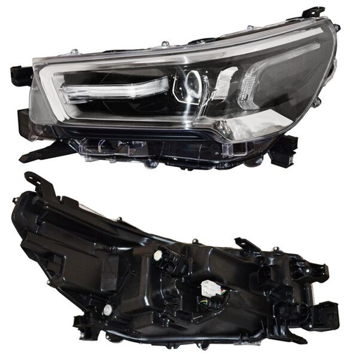[20-H820-00-2B] FARO TOYOTA HILUX 2021 AL 2024 F/CROM C/LUPA C/MOTOR 4WD DIESEL LEDS IZQ TYC