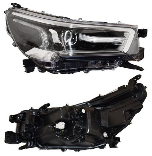 [20-H819-00-2B] FARO TOYOTA HILUX 2021 AL 2024 F/CROM C/LUPA C/MOTOR 4WD DIESEL LEDS  DER TYC