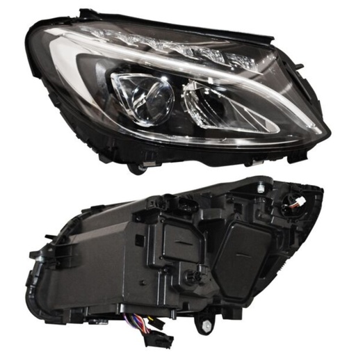 [20-G549-06-9B] FARO MERCEDES BENZ CLASE C 2015 AL 2018 ELECT C/MOTOR LEDS DER TYC