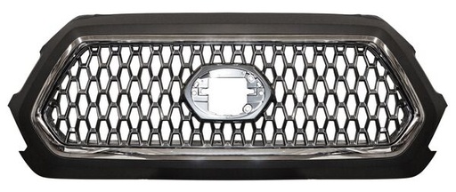 [PTTA18S] PARRILLA TOYOTA TACOMA DE 2018 AL 2019 SPORT NEG C/FILO CROM TW