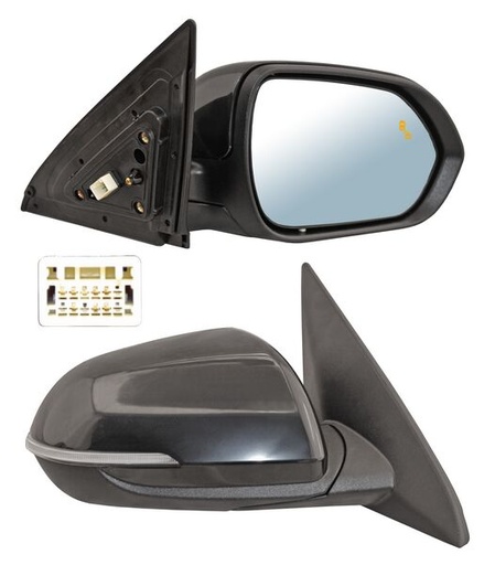 [ELKST20ER2] ESPEJO KIA SELTOS DE 2020 A 2022 ELECT P/PINT C/DIRECC C/DESEMP C/SENSOR PUNTO CIEGO 8 PINES DER