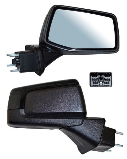 [ELCPU19ER2] ESPEJO CHEVROLET PU 1500 SILVERADO 2019 AL 2023 ELECT P/PINT C/DESEMP C/SENSOR TEMP 5 PINES DER TW