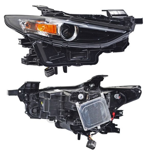 [FAMA-M319-CLM31] FARO MAZDA 3 2019 AL 2024 4P/2P C/LUPA AMBAR LEDS DER 