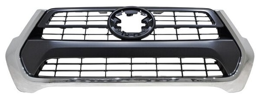 [PTPU21C] PARRILLA TOYOTA HILUX DE 2021 AL 2023 C/MOLD CROM