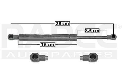 [AMFO-FO00-12] AMORTIGUADOR CAJUELA FORD FOCUS 2000 AL 2004 DER/IZQ SP *R
