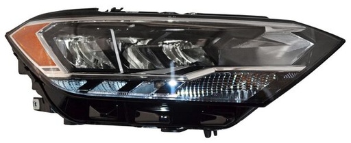 [20-G509-00-1N] FARO VOLKSWAGEN JETTA 2019 AL 2024 C/REFLEJANTE AMBAR LEDS DER TYC