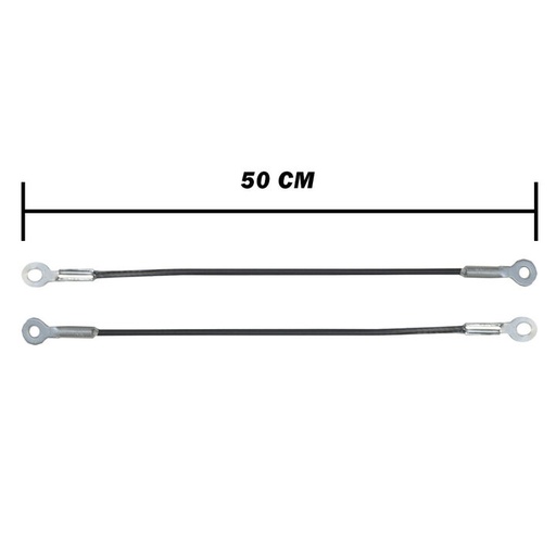 [VWPOCHB96] CHICOTE TAPA BATEA (CAJA) VOLKSWAGEN POINTER PU 1999 AL 2009 JGO *G