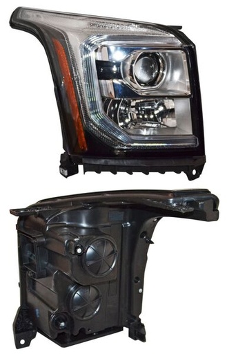 [20-9733-F0-1A] FARO GMC YUKON DENALI 2018 AL 2020 P/XENON DER TYC