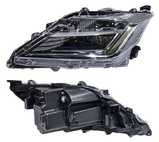 [FTYA234L] FARO TOYOTA YARIS 2023 AL 2024 4P FILO NEGRO LEDS IZQ