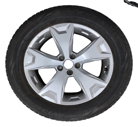 [S01701] RIN 17" ALEACIÒN 5 RADIOS 5/100 PLATA SUBARU FORESTER 14-16 ORIGINAL