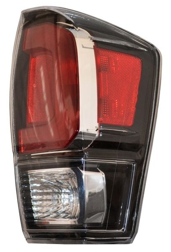 [11-9323-B0-1N] CALAVERA TOYOTA TACOMA 2019 AL 2024 FILO NEGRO/CROM C/FOCOS DER TYC1 