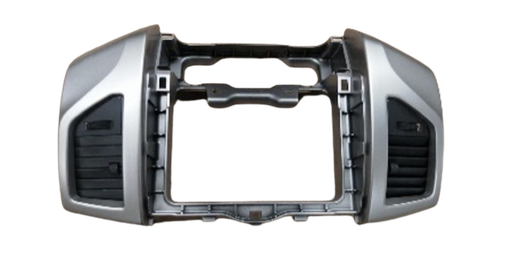 [55405-04080] MOLDURA (CONSOLA) TOYOTA TACOMA 2011 AL 2016 C/ REJILLA AAC GRIS CENT ORIGINAL