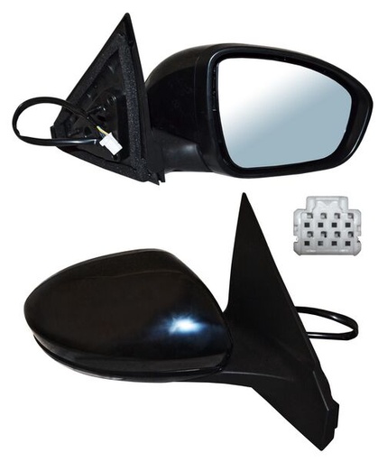 [ELNSE20ER1] ESPEJO NISSAN SENTRA 2020 AL 2024 ELECT P/PINT C/DIRECC 7 PINES DER