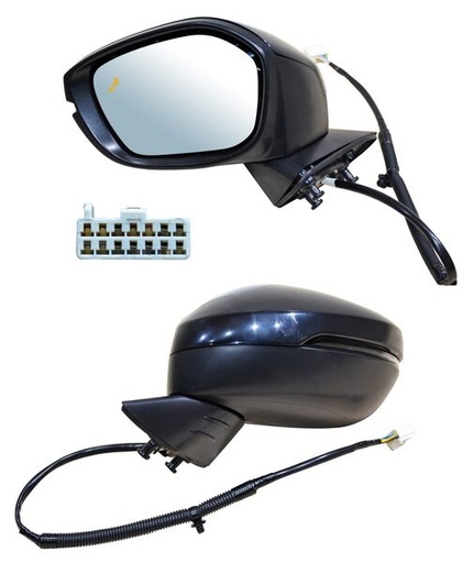 [ELHCI22EL1] ESPEJO CIVIC 22-24 ELECT P/PINT C/SENSOR PUNTO CIEGO C/DESEMP C/DIRECC 8 PINES IZQ