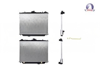 [220-1501-01] RADIADOR IZ AMIGO/RODEO/PASSPORT 98-00 V6 3.2, 3.5 LTS C/S AA AUT 16 3/4X24X26MM ALUM SOLD POLAR *R